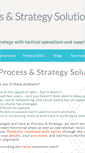 Mobile Screenshot of processstrategysolutions.com