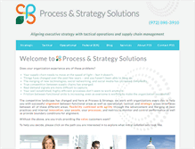 Tablet Screenshot of processstrategysolutions.com